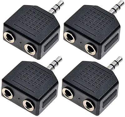 4 cord distributors for 3.5 mm headphones, one for Jack 1 to 2 stereo adapter.. Your home for smart shopping — DIAYTAR Nigeria delivers fast and cheap.