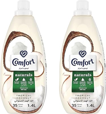Comfort Naturals softening adapted to sensitive skin, tropical coconut, botanical formula for long -lasting freshness, 1400 ml.. Your complete shopping solution, DIAYTAR NIGERIA offers extensive choice with competitive prices and delivery.
