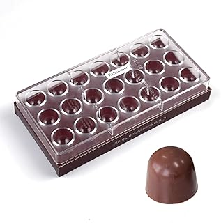 Polycarbonate chocolate mold in the shape of a ball for Popup good chocolate candies 21 cavities 12 g/Piece of pastry tools 2124b.. DIAYTAR NIGERIA: Where shopping is easy, prices are low, and delivery is just days away.