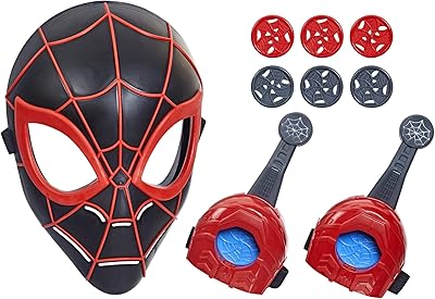Marvel Spider-Man across the Spider-Ver Action Gear, Miles Morals and Protective Gloves Costume, Superhero toys for boys and girls from 5 years old.. DIAYTAR NIGERIA: Your one-stop e-commerce destination with affordable prices and nationwide delivery in 5-8 days.