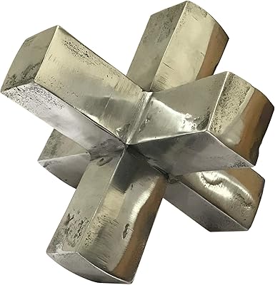 Three -hand architectural statues 26882, 8 x 8 x 8, silver.. DIAYTAR NIGERIA connects Nigerians with quality products at affordable prices, delivered in 5-8 days nationwide.