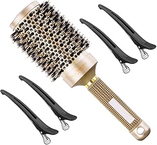 Professional round hair brush, nano-ionic thermal hair dryer with nylon hair (XL (53mm)).. DIAYTAR NIGERIA: Where every Nigerian finds what they need at prices they can afford, delivered promptly.