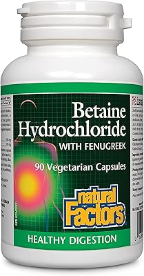 Natural Factors Betaine Chlorhydrate with Greek Fenugreek - 90 Vegetarian capsules.. Your one-click solution to affordable shopping, DIAYTAR NIGERIA delivers quality products nationwide.