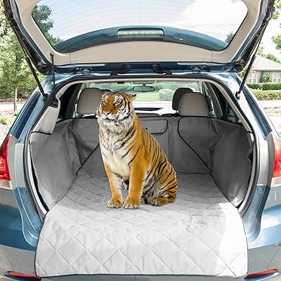 Padded loading cover for dogs for SUV, universal adjustment for any pet. The durable lining covers and protects your vehicle, standard and extra wide (gray).. Shop smarter with DIAYTAR NIGERIA's vast product range and budget-friendly delivery within the week.