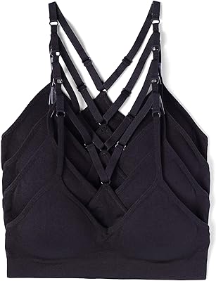 Set of 4 comfortable and seamless Calon sports bras in the back.. Discover why thousands choose DIAYTAR NIGERIA for affordable products delivered in less than a week.