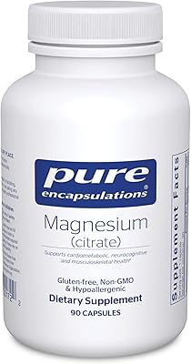 Pure Magnesium Incaplations (Citrate) | Supplement for constipation, stress relief, sleep, heart health, nerves, muscles, metabolism * | 90 capsules.. DIAYTAR NIGERIA connects your desires with reality through our affordable e-commerce platform and quick delivery.