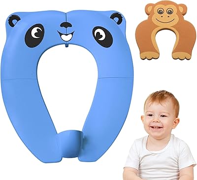 Baby toilet training seat A baby | Portable travel toilet seat | Foldable baby toilet seat (blue).. From checkout to your doorstep in less than a week — DIAYTAR Nigeria.