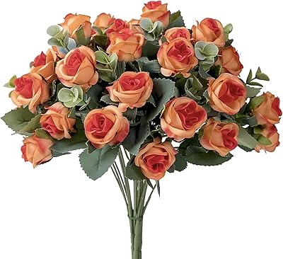 Bananahome 3 bouquets of artificial silk roses for decoration 33.. DIAYTAR NIGERIA: Where shopping is easy, prices are low, and delivery is just days away.