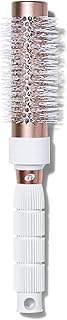T3 round hair brush - Ventilated round brush with ceramic coating for hair drying with heat -resistant hairs, white/pink gold.. DIAYTAR NIGERIA: Bringing quality products to every Nigerian with affordable nationwide delivery.