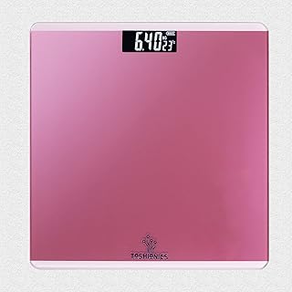 Toshiba intelligent digital electric weighing machine with LCD screen, precise measurement of body weight (pink).. DIAYTAR NIGERIA: Your partner in affordable online retail with reliable shipping across Nigeria.