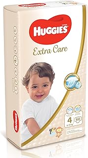 Extra Care Huggies layers, size 4--8-14 kg 68 pieces.. DIAYTAR Nigeria: Where affordability meets speed and quality.