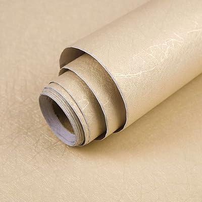 Removable vinyl wallpaper sticker embossed in yellow silk, gold color 15.7 "x 118".. Experience the simplicity of DIAYTAR NIGERIA's extensive marketplace with delivery within 8 days.
