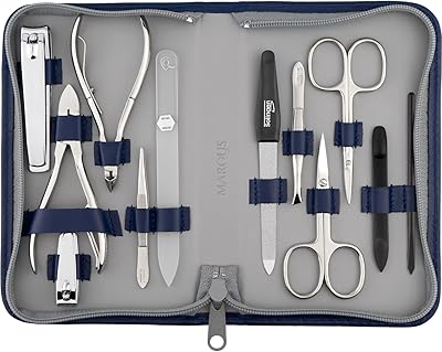 SOLINGEN MARQUS Manicure and pedicure kit 12 pieces in a leather case.. DIAYTAR NIGERIA: Where quality meets affordability, with thousands of products delivered in less than 8 days.