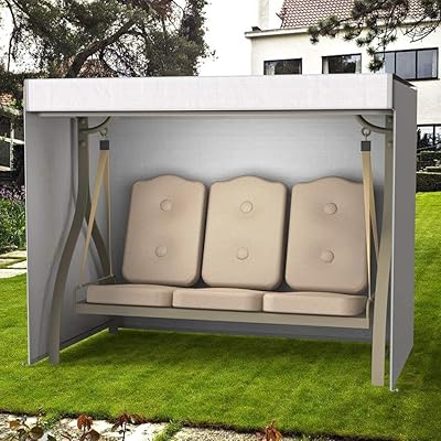 D&D ORIGINAL GARDEN's Balançoire cover 3 places, waterproof, windbreak, anti-UV, robust, tears resistant, for interior and exterior protection (gray, 223 x 152 ").. Shop with purpose at DIAYTAR NIGERIA and receive products at unbeatable prices within the week.