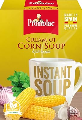 Instant Soup with Promolac corn cream, 20 g, pack of 4.. Experience the DIAYTAR difference with our vast product selection and delivery within 5-8 days.
