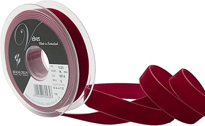 Beresfords velvet ribbon, dark red, 10 cm x 2 cm x 10 cm.. Why waste time in traffic when you can shop online at DIAYTAR Nigeria? Enjoy convenience, unbeatable prices, and prompt delivery anywhere in Nigeria.