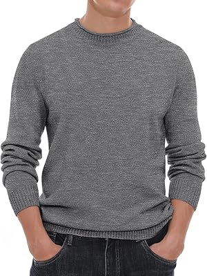 Heiser Tricotted Pull with round neck for men, comfortable winter sweater, soft and hot for men, basic sweater with long sleeves.. DIAYTAR NIGERIA: Where affordability and variety meet with convenient delivery within 8 days.