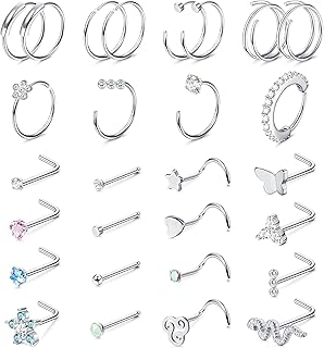 28 pieces 20g nose rings nose nose for women men nose nose in stainless steel in the shape of the nose nose nose for nose piercing jewelry drilling.. Looking for trendy fashion, home essentials, or electronics? DIAYTAR Nigeria has it all and delivers within days, not weeks.