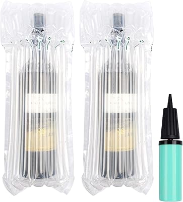 Package of 20 protectors of wine bottles, inflatable pillow for wine packaging for luggage, plane trips, transport, glass bottles, safe shipping with free pump.. DIAYTAR NIGERIA brings the marketplace to every Nigerian home with affordable prices and quick delivery.