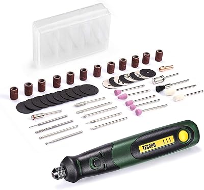 TECCPO wireless rotary tool, 3.7 V with 50 accessories, mini rotary USB loading tool, 3 speeds for DIY lighting: polishing, cleaning and engraving.. DIAYTAR NIGERIA: Bringing affordable shopping solutions with a diverse product catalog delivered nationwide.