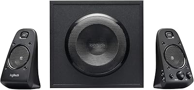Logitech Z623 THX, low -cost boxing loudspeaker 2.1, its THX certified with super power of 400 W - deep basses - 3.5 mm RCA input for several devices - Easy control PC/PS4/Xbox/DV D/TV/Smartphone/Tablet.. DIAYTAR NIGERIA brings the marketplace to your screen with affordable products delivered in 5-8 days.
