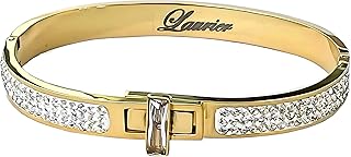 Classic 18 -carat gold -plated titanium bracelet for women with Fine jewelry gift box Laurier, medium.. You deserve better shopping — choose DIAYTAR Nigeria today.