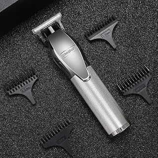 Home - Barber razor in golden metal T -Blade Pro Hair Cutting Haircut Cutting Rechargeable Electric Barber for Men and Children (Argentic Saudi Arabia).. Your shopping journey simplified with DIAYTAR NIGERIA's vast selection and budget-friendly shipping.