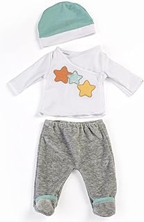 2 -piece miniland educational gray pajamas for 15 "dolls".. Experience the power of choice with DIAYTAR NIGERIA's extensive catalog delivered within the week.