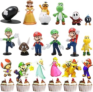 36 Mario cake peaks, mini children's figurines, Mario cake decorations for children's birthday and baby shower.. Shop with purpose at DIAYTAR NIGERIA and receive quality products at budget rates within 8 days.