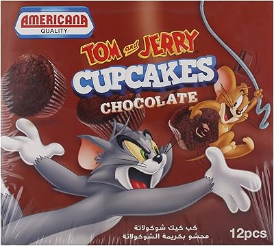 Chocolate cupcakes Americana Tom & Jerry, 12 pieces, pack of 1.. DIAYTAR Nigeria offers the perfect blend of affordability and efficiency. Shop now and get your products delivered between 5 and 8 days nationwide.