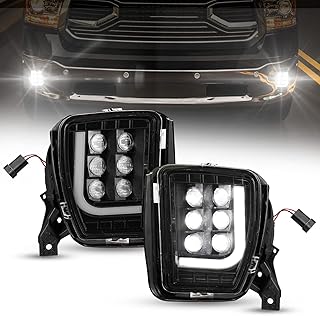 Bunkerindust Dodge Ram Fire Led fog light with daytime traffic lights, transparent pair of L-type driving bumper for Dodge RAM 1500 2013 2014 2017 2018 2018 2018.. Your ideal shopping companion, DIAYTAR NIGERIA offers unmatched variety with delivery within a week.