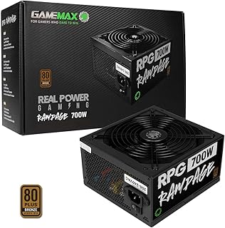 Gamemax 700W power supply (without power cable), non -standard, APFC, Japanese main capacitor, 80 more bronze, 88%efficiency, 14 cm cooling fan, actual power games | black.. Say goodbye to limited options and long shipping times. DIAYTAR Nigeria delivers variety, quality, and affordability straight to your door.