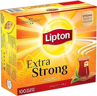Extra lipton black tea, pack of 100 tea sachets.. DIAYTAR NIGERIA: Making quality products accessible to all Nigerians at affordable prices.