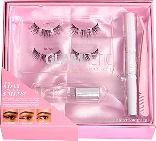 Glamnetic eyelash extension kit | natural | Professional fakes extension kit at home | Living room quality, high volume, fake lash in mower.. Shop smarter, not harder with DIAYTAR NIGERIA - thousands of products at your fingertips with affordable delivery.
