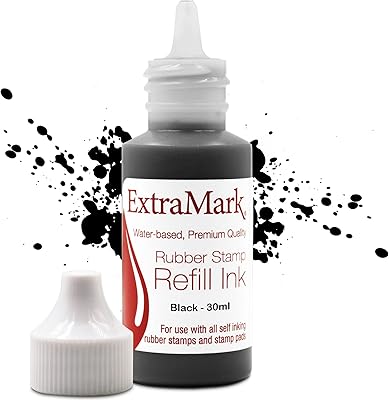 Premium rechargeable ink for stamps and pads self-entertaining ink, 30 ml, black ink... Unlock access to a wide range of products with DIAYTAR NIGERIA's affordable e-commerce platform.