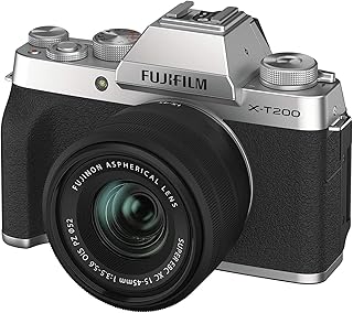 Digital camera without Fujifilm X-T200 mirror with XC15-45 mm kit-Silver.. DIAYTAR NIGERIA: Where every purchase is affordable and delivery is always within a week.
