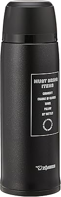 Glass bottle with zojishi stainless steel cup, 0.82 l, black.. Skip the lines and shop online — DIAYTAR Nigeria delivers to your door in days.