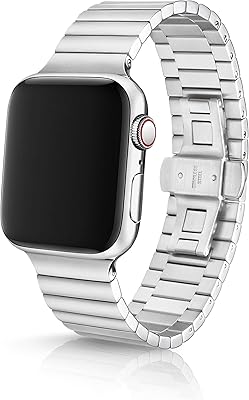 REVO Premium 42/44 mm Revo watch bracelet Designed for Apple Watch, in solid stainless steel 316L surgical quality, with a Massive stainless steel butterfly loop 316L.. Shop confidently with DIAYTAR NIGERIA, offering affordable prices and reliable delivery within a week.