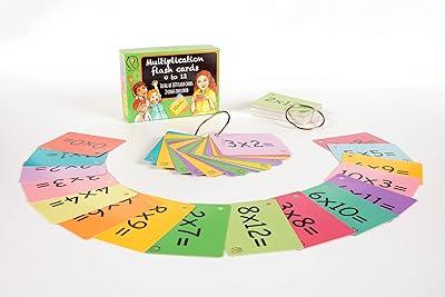 Flash cards Amagenius Timal, 1 set of table cards 0-12, 169 double-sided flash cards with 2 rings included to organize cards.. Shop from anywhere in Nigeria and receive your DIAYTAR purchases at affordable prices within a week.