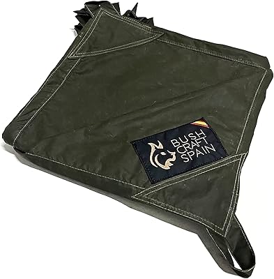 Bushcraft Spain - Waxed cotton canvas - Green - Ideal for tents - offers high water resistance - with solid curls and central reinforcements - made in Spain.. Shop confidently with DIAYTAR NIGERIA, offering affordable prices and reliable delivery within a week.