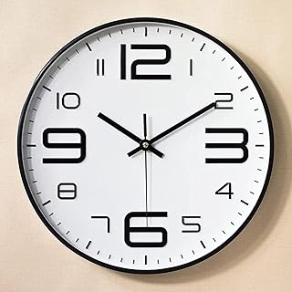 12-inch wall clock, modern silent quartz wall clock without easy-to-read tick-tac, digital wall clocks for living room kitchen bathroom bathroom decor decor decor decor.. DIAYTAR NIGERIA makes luxury accessible with our affordable prices and dependable delivery service.