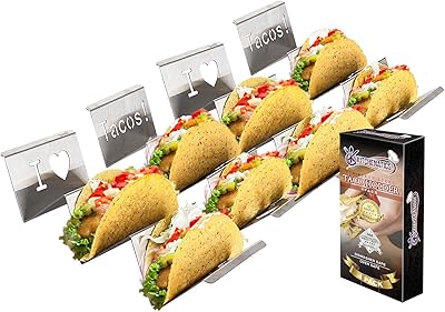 Tacos support in 4 -piece stainless steel spacious and elegant truck trays.. Shop the future with DIAYTAR NIGERIA - thousands of products, unbeatable prices, delivery within a week.