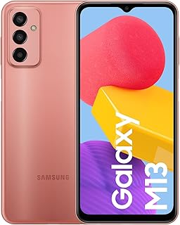 Samsung Galaxy M13 M13 mobile phone without sim, Android system, 4 GB of RAM and 64 GB of storage, copper orange color [Amazon exclusivity].. From essentials to electronics, DIAYTAR Nigeria ships your order in no time.