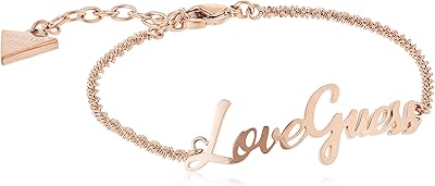 Guess bracelet for women in stainless steel gold pink, UBB70059, UBB70059-L, large, stainless steel, cubic zirconia.. Shop electronics, clothes, and everything in between on DIAYTAR Nigeria.