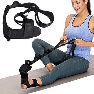 Yoga stretching belt, training strap of training with clamping cord, multi-loop adjustable yoga stretching belt with stretch jar loops for yoga, sports exercises, pilates, physiotherapy.. DIAYTAR NIGERIA transforms desires into deliveries with our affordable prices and dependable shipping.