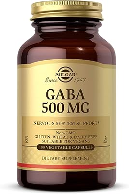 Solgar Gaba vegetable capsules, 500 mg, 100 capsules.. Discover shopping simplified with DIAYTAR NIGERIA's comprehensive platform and reliable 5-8 day shipping.