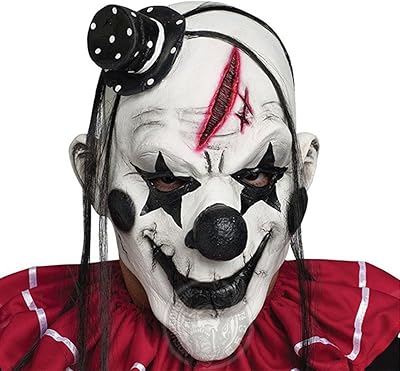 Halloween horror horror clown mask for women, men, children and children, frightening cosplay (style 2), white, one size.. Experience shopping freedom with DIAYTAR NIGERIA's vast selection and 5-8 day nationwide delivery service.