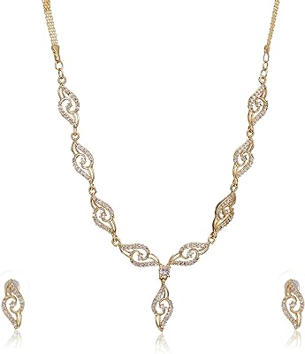 A set of modern necklaces for women and girls designed by Estelle.. DIAYTAR NIGERIA: Your trusted e-commerce partner with extensive product choices and affordable delivery.