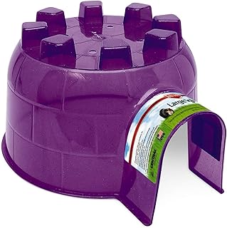Large Igloo Kity pet house, hiding place, house, dwarf rabbits, ferrets, hellas, guinea pigs (color can vary).. DIAYTAR NIGERIA brings retail convenience to your screen with affordable prices and dependable shipping.