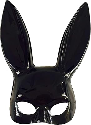Halloween cosplay party mask, cute rabbit mask, Christmas mask, KTV band, nightclub, rabbit ears, black ecological pvc mask.. Love deals? DIAYTAR Nigeria has you covered with low prices and fast delivery.